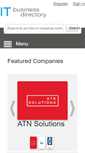 Mobile Screenshot of itbusinessdirectory.com
